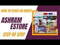 How to plaace an order on ashramestorecom step by step  online order booking kaise kare 