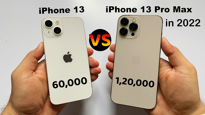 Iphone 13 vs 13 pro max specs