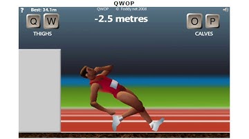QWOP - World Record - Worst Distance (old record)