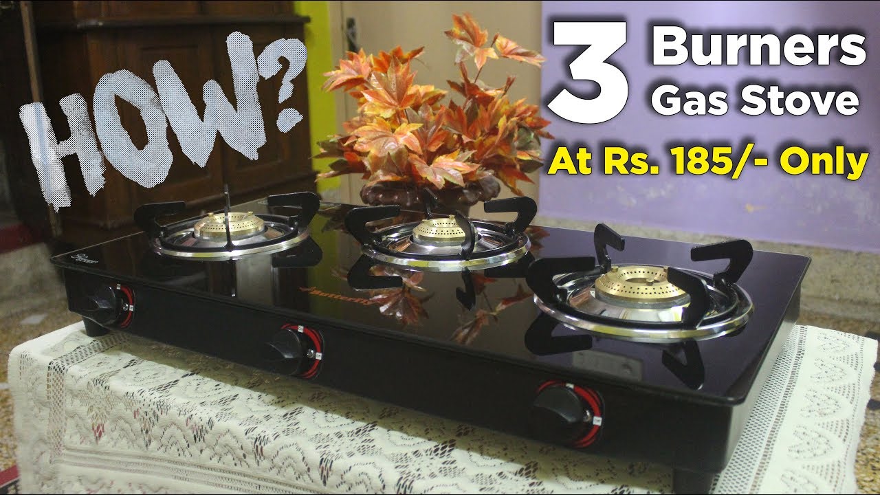 3 Burners Gas Stove At Rs.185/ Unboxing Review Trick Dekh