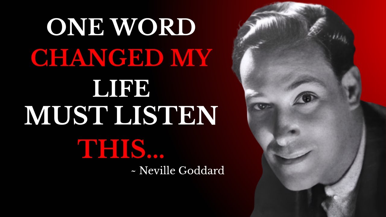 One Word That Makes You RICH Instantly Neville Goddard Secret YouTube