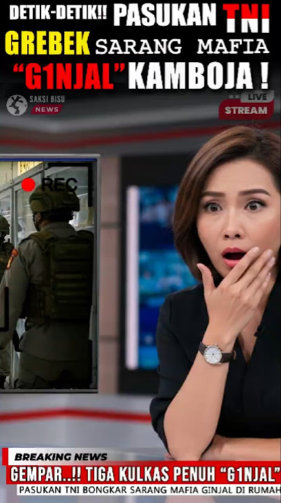 DETIK DETIK PASUKAN TNI GREBEK RUMAH SAKIT TUA SARANG MAFIA G1NJAL TKI ILEGAL‼️#fyp #tkwkamboja