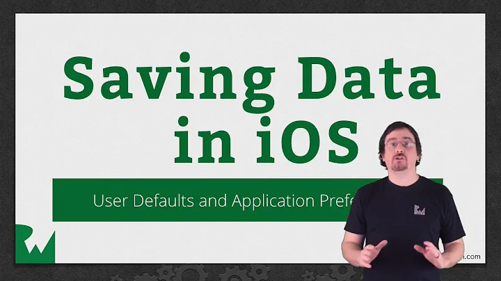 User Defaults and Application Preferences -  Saving Data in iOS - raywenderlich.com