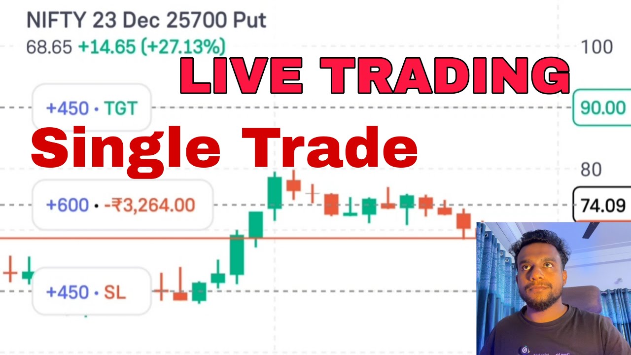 LIVE TRADING Nifty 50 option || 18/12/2025 || Single Trade 📈 - YouTube