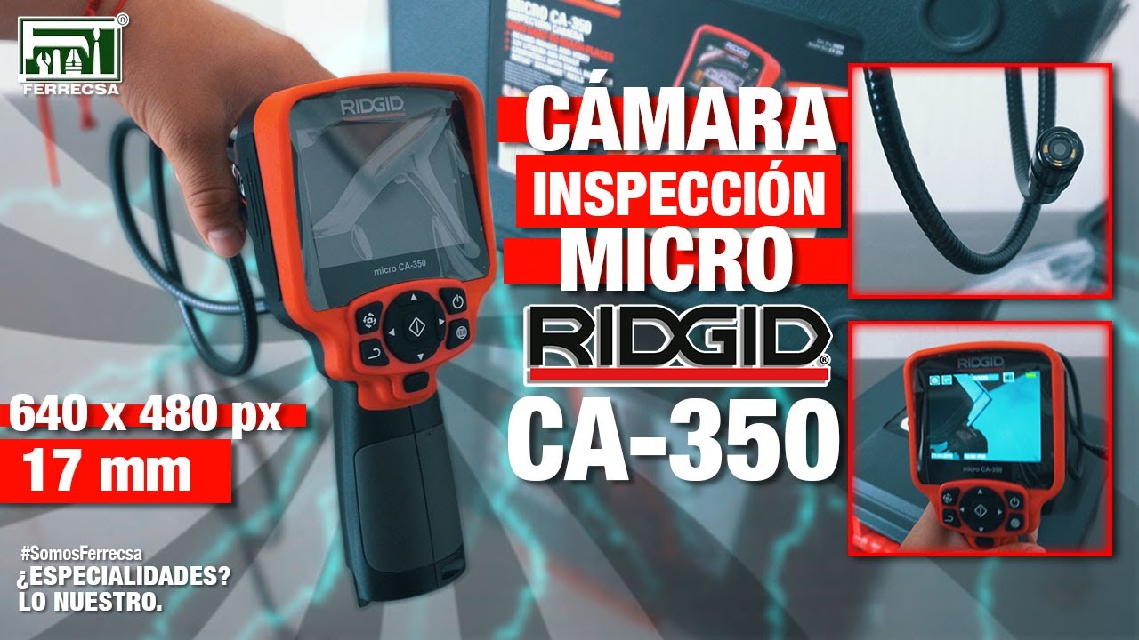 Cámara de Inspección Micro CA-350 RIDGID | REVIEW - YouTube