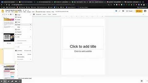 How to embed a screencastify video onto Google Slides