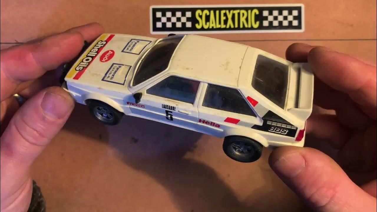 Vintage Scalextric cars, how to clean white mould / white rust YouTube