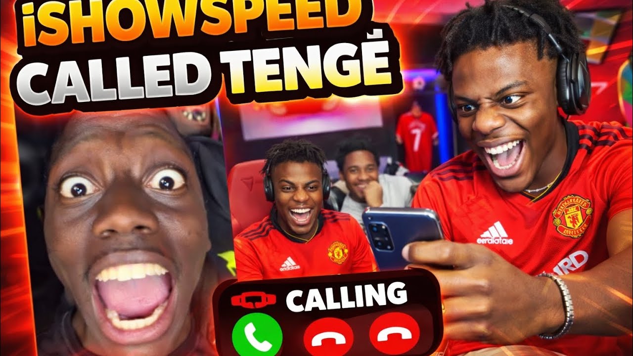 Tenge showed Ishowspeed his African talent on a phone 📱 call