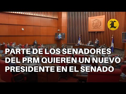 Parte de los senadores del PRM quieren un nuevo presidente en el Senado