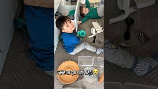 KIYAMAM HASAN EFE NASIL DÜŞTÜ 🥺😭 #ytdayibenionecikarnolur #cute #oguzhan#düşüş #oyuncak #bebekler￼