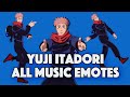 Yuji itadori dances all music emotes that we have   fortnite  jujutsu kaisen