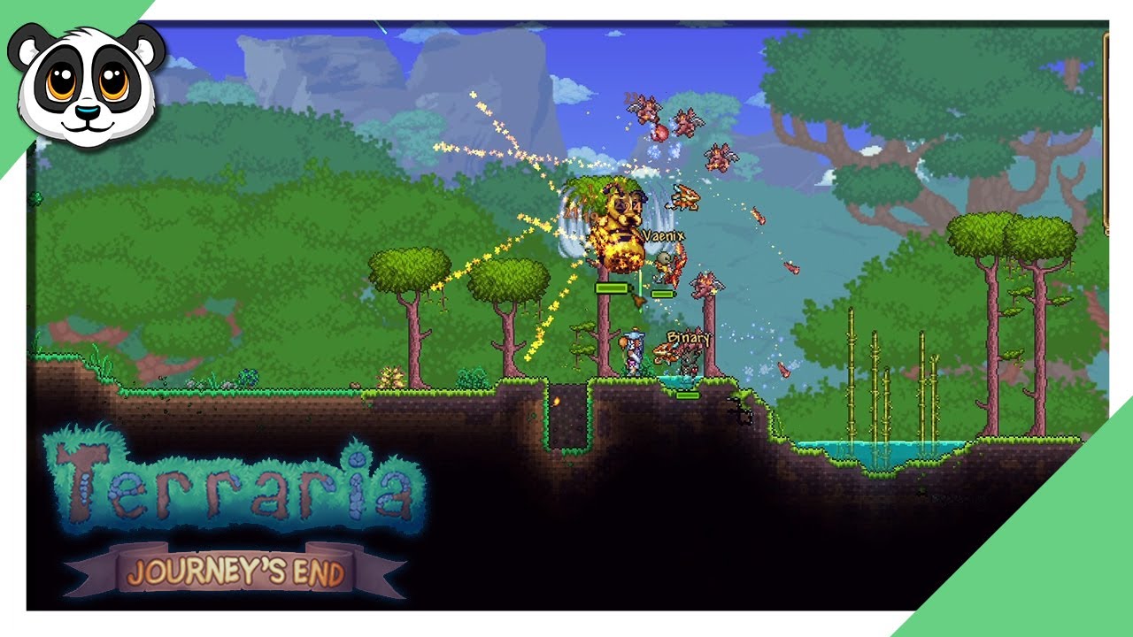 Terraria Journey's End | ep5 | Queen Bee, Wall of Flesh Farming!