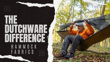 The DutchWare Difference: Hammock Fabrics