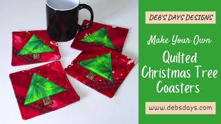 How to Make Quilted Christmas Tree Coasters : Easy Quilt as You Go Project
Learn how to make your own handmade Christmas Tree coaster set from fabric scraps and strips with this step by step sewing and quilting project. The quilted coasters go together fast with the quilt as you go technique and we use a simple raw edge appliqué to attach the trees to coasters. Its a great holiday sewing idea to brighten up your tabletop or desktop while protecting your furniture from water rings. An easy sewing machine project for sewing and quilting beginners, too!
Get the digital PDF downloadable pattern in my Etsy shop at https://tinyurl.com/2wmypcrc
Blog: https://www.debsdays.com
Etsy shop: https://tinyurl.com/k5x8uzkp
Subscribe: https://www.youtube.com/DebsDays?sub_confirmation=1
Pinterest: https://www.pinterest.com/cruisingandcrafting
Links are affiliate links. This means that, at no additional cost to you, I will earn a small commission if you click through and make a purchase. Thanks for your support of the channel!
Materials used in this video:
The Warm Company Cotton Batting: https://amzn.to/3YeGQZt
Optional: Elmers Purple Disappearing Glue Stick: https://amzn.to/3HFVjYT
Sewing Essentials I Use Daily:
Singer 9960 Sewing Machine: https://amzn.to/4nxlYIQ
Coats & Clark Dual Duty Thread: https://amzn.to/3FFM1uk
Singer Regular Point Needles: https://amzn.to/4naWcKF
Singer Plastic Bobbins: https://amzn.to/4nBX8Yh
Thread Snips: https://amzn.to/4ng4dhu
Clover Wonder Clips: https://amzn.to/3ULzSbt
Gingher Dressmaking Scissors: https://amzn.to/3IiXKDk
Fiskars Softgrip Scissors: https://amzn.to/4gEJJN2
Olfa 45mm Rotary Cutter: https://amzn.to/3BnX9cV
Fiskars Cutting Mat: https://amzn.to/3Pg5LYv
Omnigrid Rulers: https://amzn.to/3VOE2Rs
Panasonic Cordless Iron: https://amzn.to/3Vq6nPi
Check out all my other DIY sewing and craft projects with supply lists, templates, and step-by-step how-to tutorials: https://www.debsdays.com
#coasterset #christmascrafts #easysewingtutorial #quilted #etsycreatorco #ad
https://youtu.be/KDmlRtKuo_M How to Make Quilted Christmas Tree Coasters : Easy Quilt as You Go Project