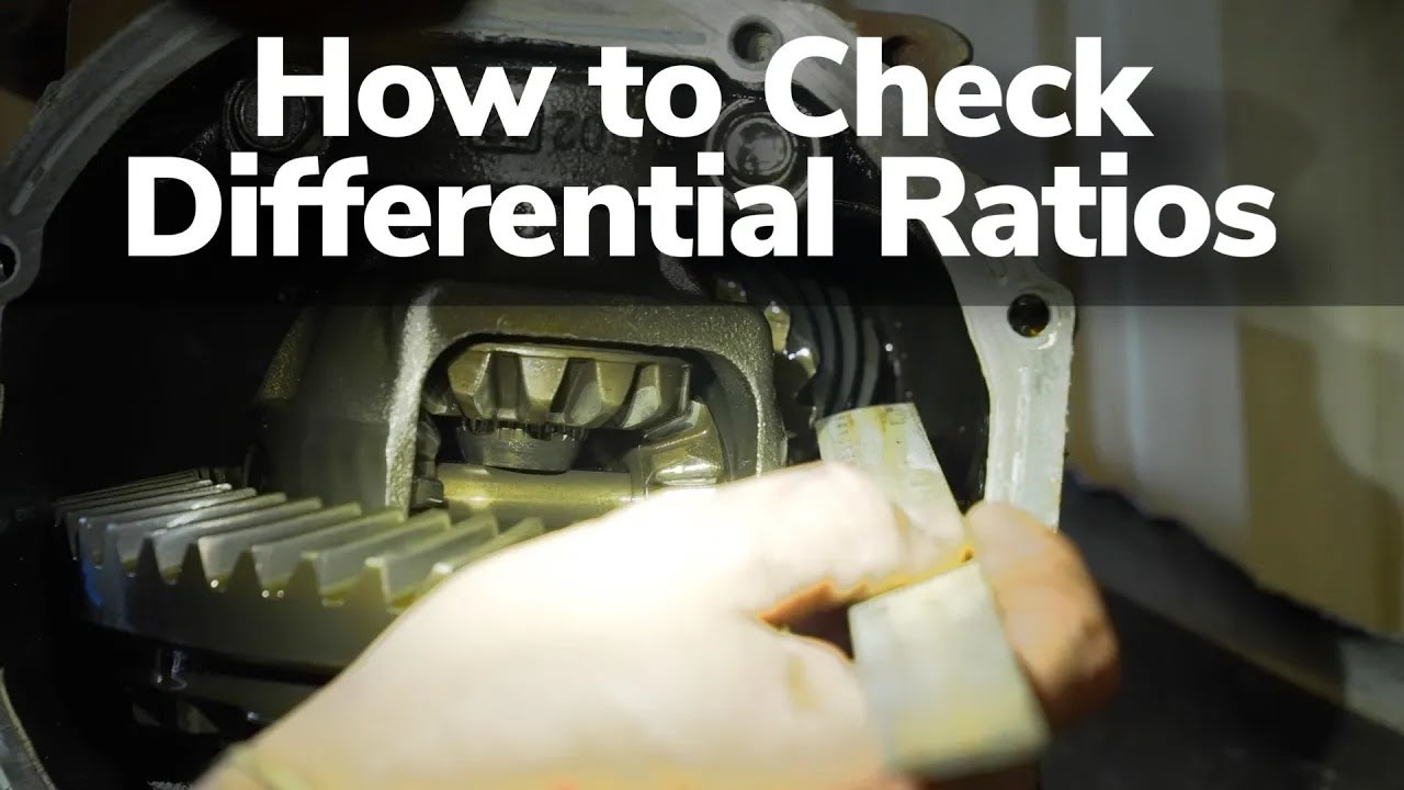 HowTo Check Differential Ratios 350z G35 YouTube