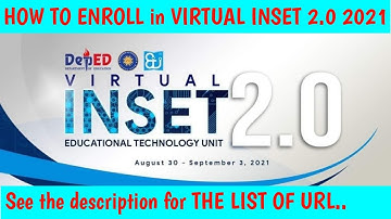 STEPS ON HOW TO ENROLL IN VIRTUAL INSET 2.0 2021 | VIRTUAL INSET 2.0 LATEST UPDATE