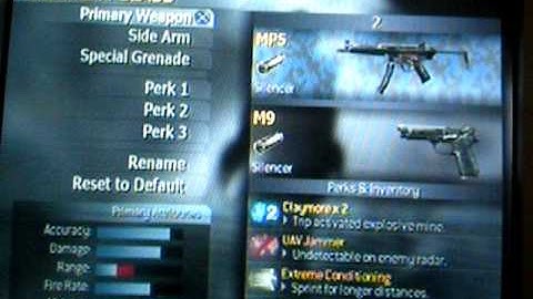 Cod 4 Custom classes (Not  prestige yet)