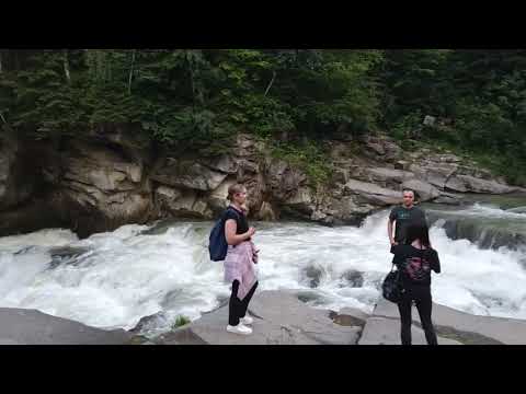 Водоспад "Пробій"  і краєвиди Карпат на річці Прут в Яремче. Релакс-відео від ZARAZ.NFO