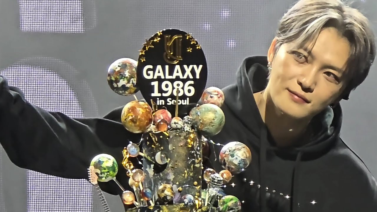 [튱튱캠]김재중(KIMJAEJOONG) - 재쥬 생일축하해~🎂(feat.베이비스 철들지마💚/공연장에서만..)｜J Party GALAXY 1986 in Seoul｜260124