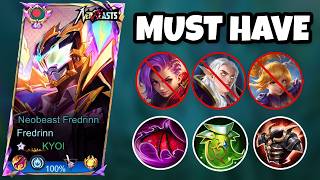 MUST HAVE ITEMS FOR FREDRINN! 7/1/12 Mythical Honor! MLBB 2026