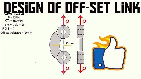 OFFSET LINK: How to design offset link. |  Machine Design