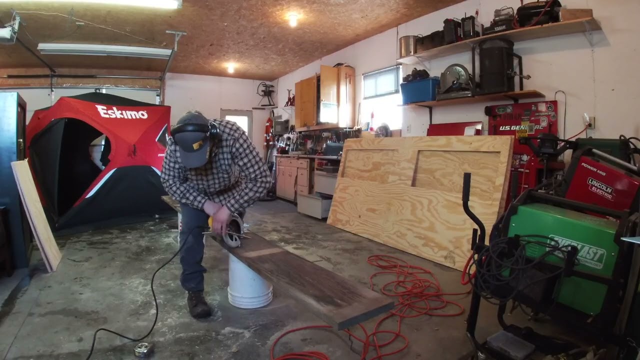 Building the Ultimate Wood Floor for an Eskimo I949 Fish house