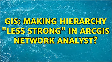 GIS: Making Hierarchy "less strong" in ArcGIS Network Analyst? (2 Solutions!!)