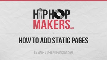 How to Add Static Pages in WordPress