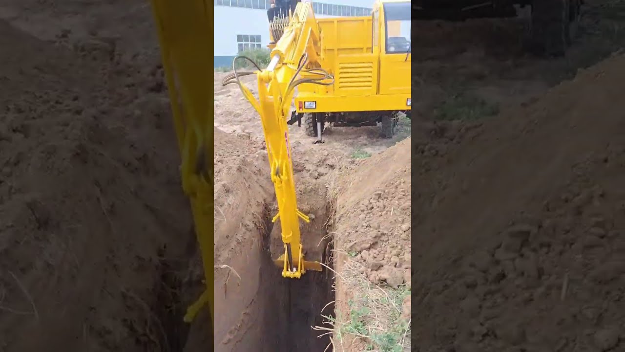 Truck Mounted Excavator Four Wheel Drive Agricultural Vehicle One Machine With Multiple Uses Sav