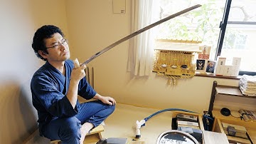 【完全密着】実力派研師が挑む“刀剣研磨”の神業｜刀剣研磨の全工程を記録した貴重映像