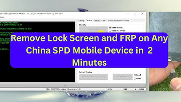 China SPD Mobile Pattern/Pin/Password/FRP Remove with CM2 || SPD Phone Screen Lock + FRP Remove