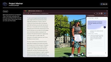 Project Mariner | Solving complex tasks with an AI agent in the Chrome browser [full length]