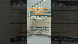 Denda pajak telat satu hari #shorts