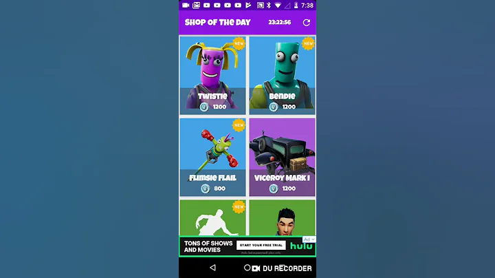 New item shop ( twistie and bendy