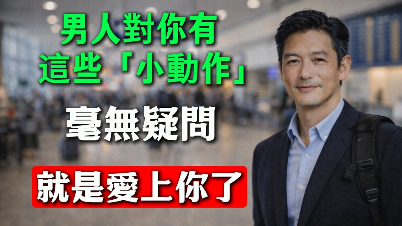 女人必看！男人對你有這些「小動作」，毫無疑問就是愛上你了！