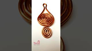 The Art of Copper: DIY Spiral Pendant