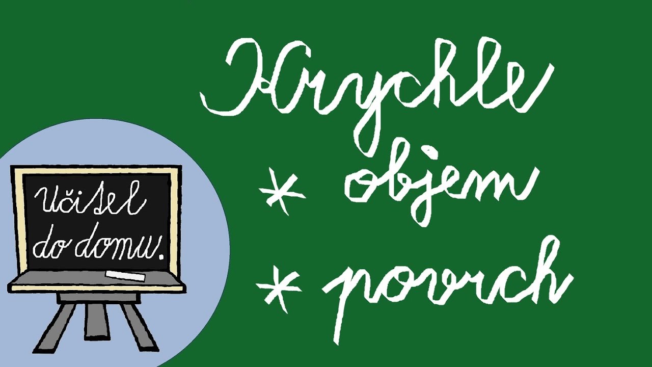 Krychle - objem a povrch.