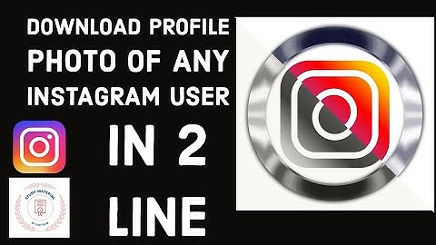 01. How to download profile-pic of any Instagram user using Python in 2 Lines || Study Material
