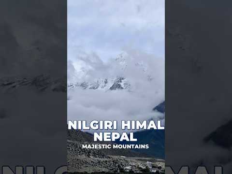 Snow-Capped Nilgiri Himal, Nepal