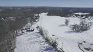 Snow Drone Flight on Holiday Haven Rd - Smithville, TN 1/17/2024