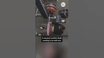 Brave woman fights off male attacker while alone at gym #Shorts