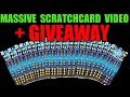 MASSIVE SCRATCHCARD VIDEO + GIVEAWAY