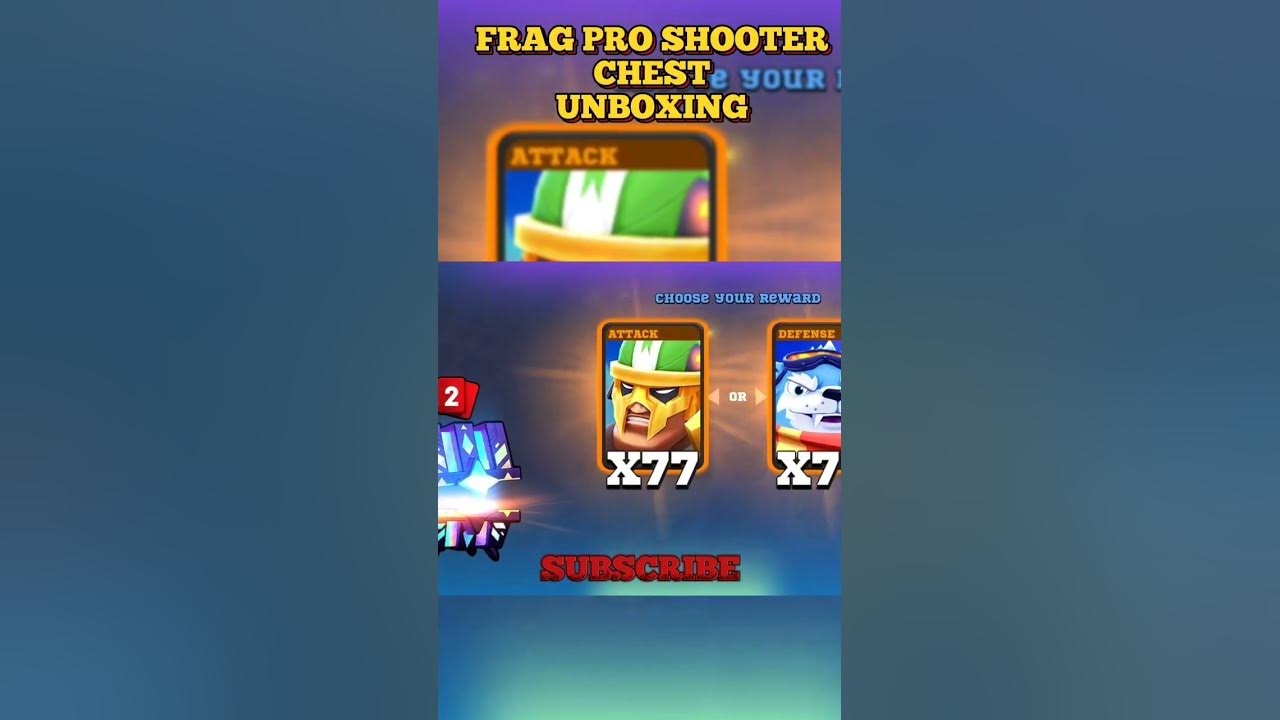 CHEST UNBOXINGFREE LEGENDARY CHARACTERFRAG PRO SHOOTERsubscribe 