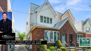 1343 76th Street, Bklyn NY 11228 - Video Walkthru by Charles Fabbella 917-453-0053