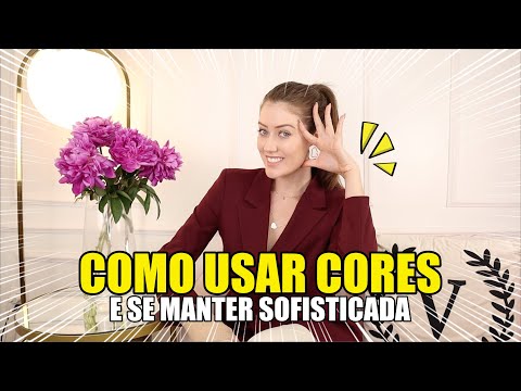 Vídeo: Cor vinho: criando um visual elegante