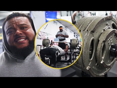 635 POUND Bench (288 KGS) for 2x5 and Awesome Tip for Plateau | Julius Maddox
