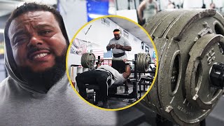 635 POUND Bench (288 KGS) for 2x5 and Awesome Tip for Plateau | Julius Maddox Profile