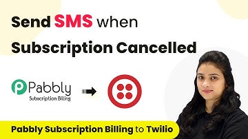 How to Send SMS when Subscription Cancelled in Pabbly Subscription Billing