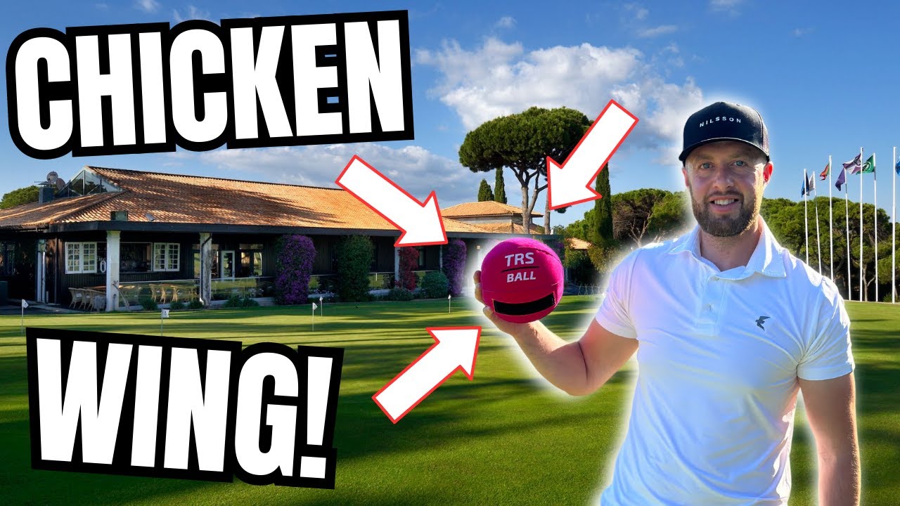 How to fix a flying 'CHICKEN WING' elbow!... golfswing golftips 