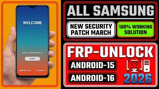 Samsung FRP Bypass 2026 🔥 Android 15/16 Skip Google Lock Without PC | 100% Success Rate